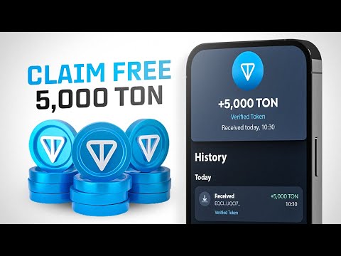 How to Claim 5,000 TON Daily – Simple Steps to Earn Toncoin Every Day!