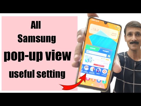 How to use smart pop-up view feature in samsung mobile