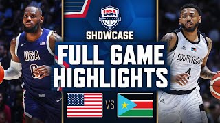 SOUTH SUDAN vs USA | USAB SHOWCASE | FULL GAME HIGHLIGHTS | July 20, 2024