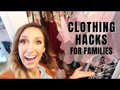 Clothing hacks for families! Storing, handing down, washing, saving money + more! Jordan Page