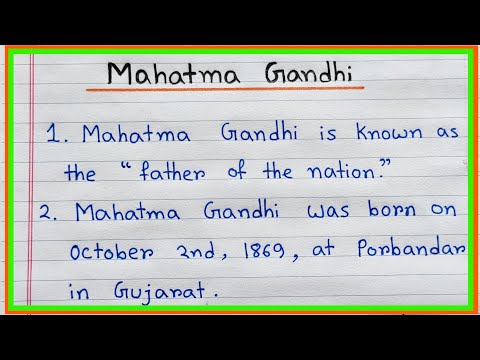 Mahatma Gandhi essay in English | How to write Mahatma Gandhi essay | Essay on Mahatma Gandhi