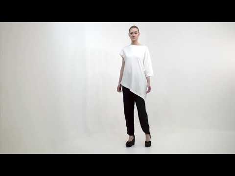 LOTUS EATERS ASYMMETRIC OVERSIZED BLOUSE