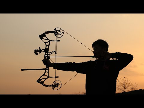 复合弓旋羽碳箭优势很大 Compound bow archery