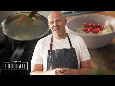 Tom Kerridge's Creamy Rice Pudding with Sapphire Raspberries | M&S FOOD