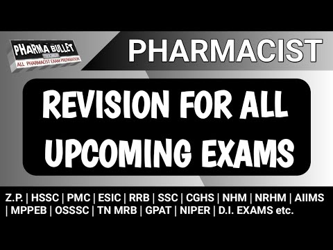 Pharmacist exam preparation | TNMRB | HSSC | MPPEB | PMC | RRB | OSSSC | ITBP ASI exam questions