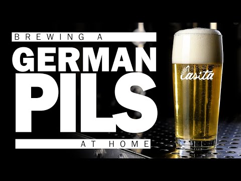 Brewing a German Pils Beer At Home (Grain to Glass)