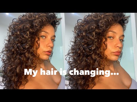 HAIR UPDATE | Is my hair less Curly?