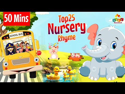 Top 25 Nursery Rhymes For Kids I Wheels On The Truck And Many More Nursery Rhymes For Kids