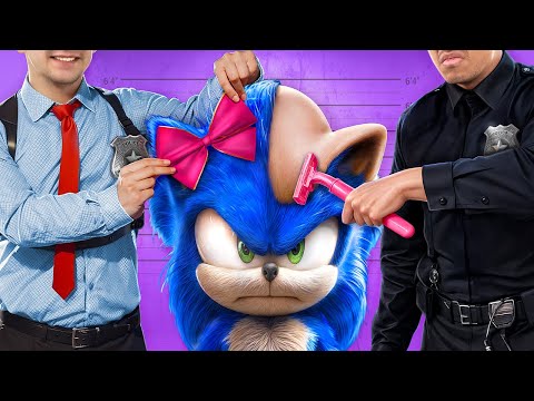 Хороший і Поганий Поліціянти VS Sonic The Hedgehog! Мачо й Ботан – у в’язниці!