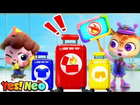 Airport Safety Check Song | Safety Rules | Airport Safety | Nursery Rhymes & Kids Songs | Yes! Neo