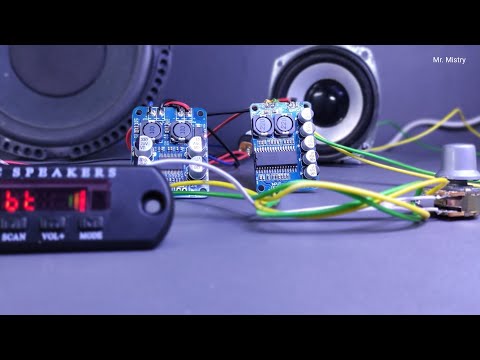 TPA3118 and TDA8932 both Mono Amplifier connect from Bluetooth Module