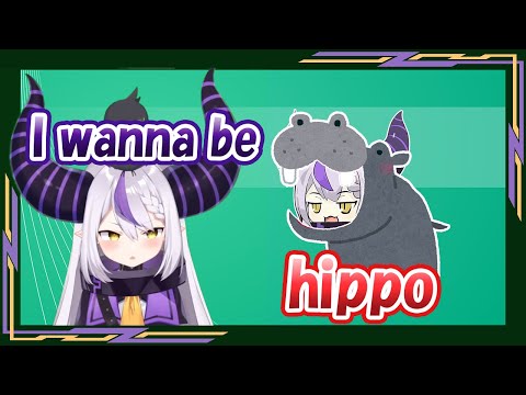 Laplus wants to be a hippopotamus.[ENG SUB/hololive]