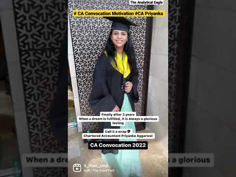 CA Convocation ❤💯 my friend CA Priyanka Agarwal #CAMotivation #Shorts #Ytshorts