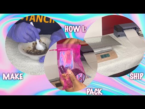 HOW I MAKE, PACK AND SHIP BODY SCRUBS USING BIGCARTEL & PAYPAL | Entrepreneur Series Ep. 2