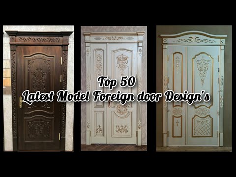 top 50 latest model foreign door designs | single main door design photos 2024 | wooden door designs