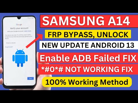 Samsung A14 FRP Bypass Android 13 New Method | 100% Working