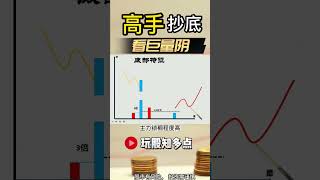 量价关系|高手抄底看成交量 |股市新手必学 #股票  #技术分析 #美股 #财经