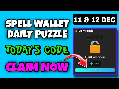 Spell Wallet Daily Puzzle Today 11 December | Spell Wallet Today Puzzle | Spell Wallet Secret Code