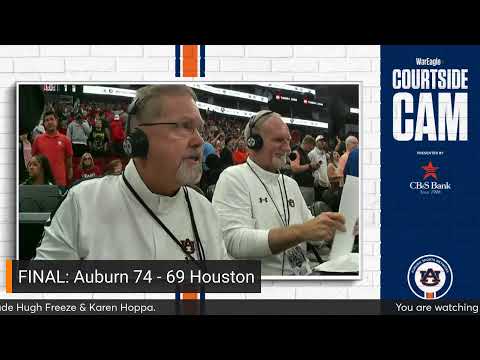 Courtside Cam #11 Auburn vs #4 Houston