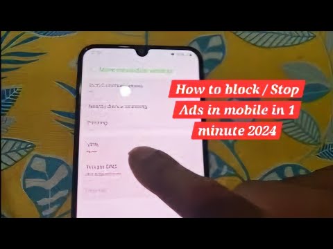 How to Block/ Stop ads in mobile | Ads mobile pe block kaise kare 2024