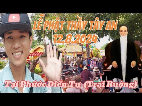 Ngày Chánh Lễ 12.8.2024 tại phước điền tự . bà con đồng đạo đến đông quá.