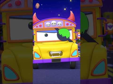 Halloween Wheels on the Bus #shorts #trending #explore #viral #halloween #spooky #scary