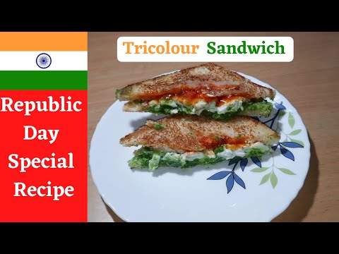 Tricolour sandwich #sandwich #independenceday #shorts |Republic day special