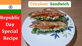 Tricolour sandwich #sandwich #independenceday #shorts |Republic day special