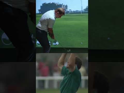 Sir Nick Faldo recreating 'That Shot'!