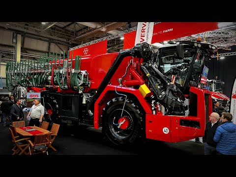 LAMMA Show 2024 Highlights: J Riley Agri VERVAET Quad 550 Self-Propelled Slurry Applicator Walkround