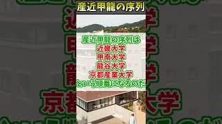 産近甲龍の序列を解説してみた #産近甲龍 #大学受験 #shorts