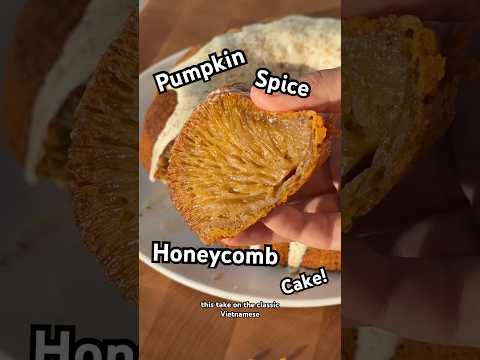 Pumpkin Spice Honeycomb Cake is on NYT Cooking! #recipe #thanksgivingdinner #pumpkin #dessert