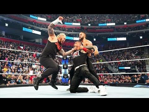 Tama Tonga & Solo Sikoa Attack Jimmy Uso - WWE Smackdown