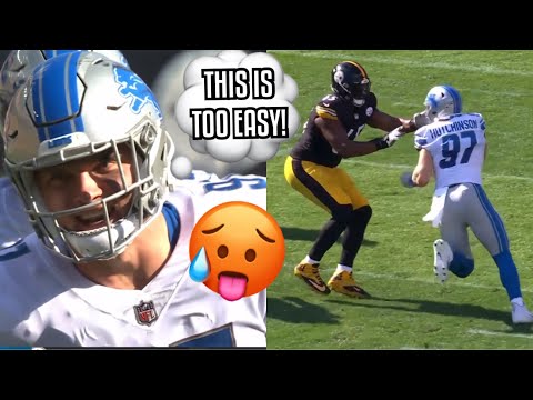 ‘ROOKIE’ Aidan Hutchinson is already a PROBLEM! 🥶 NFL Preseason (Lions Vs Steelers Highlights)