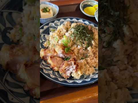 飯場ぺこりのチャーハン唐揚げ定食のボリュームすごかった！