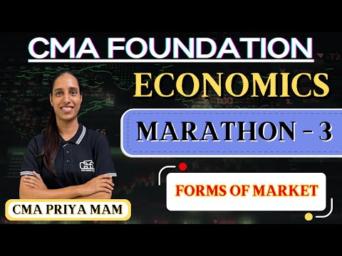 CMA FOUNDATION ECONOMICS MARATHON LECTURE 3 | CMA PRIYA MAM | GYAN SAGAR CLASSES |