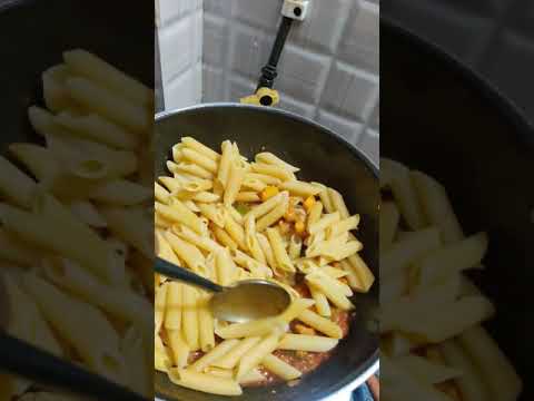 Healthy Indian Wheat Pasta - Part 2 #foodshorts #pasta #vegpasta #asmr