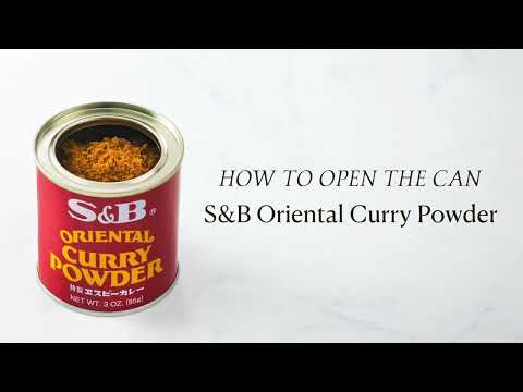 How to Open the Can (S&B Oriental Curry Powder)