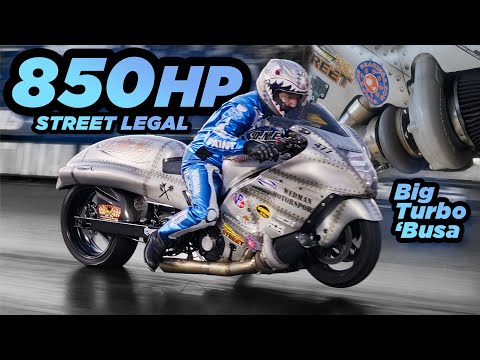 850HP Street Bike | 233MPH TURBO HAYABUSA (The Fastest Street Legal Bikes on the Planet)