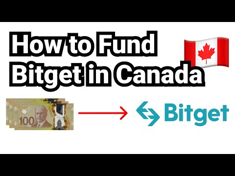 How to Fund Bitget Exchange in Canada 🇨🇦 - Tutorial guide