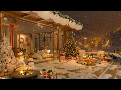 Christmas is Coming 🎄 4K Cozy Bedroom with Relaxing Jazz Melodies for Holiday Cheer