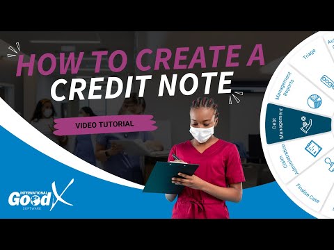 GoodX Web Tutorial - How to Create a Credit Note