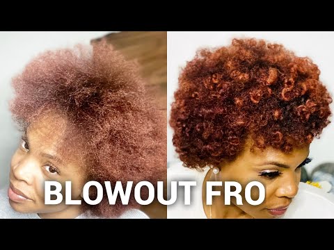 How to: Curly hairstyles on stretched short/medium | Natural Hair (part 2) Afro