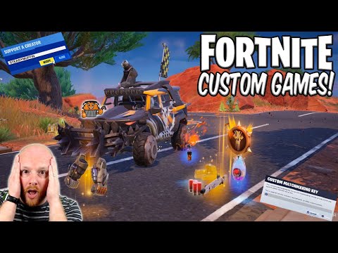 🔴LIVE FORTNITE EU CUSTOMS! - WHO CAN DRIVE A CAR THE BEST?? COME JOIN! #shorts #shortsfeed