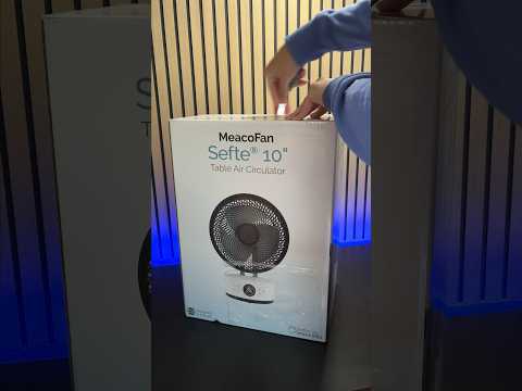 Meaco Just Released The MUST HAVE Fan For Summer | Sefte 10" Unboxing