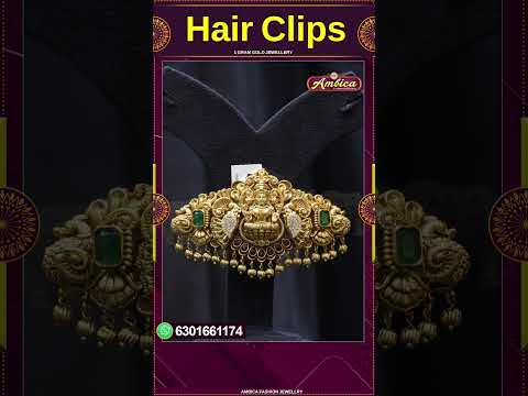 #Shorts #hairclips | 1Gram Gold Jewellery | Ambica Fashion Jewellery