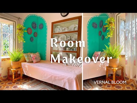 Small Room Makeover | Small Bedroom Decoration Ideas | Wall Painting Idea