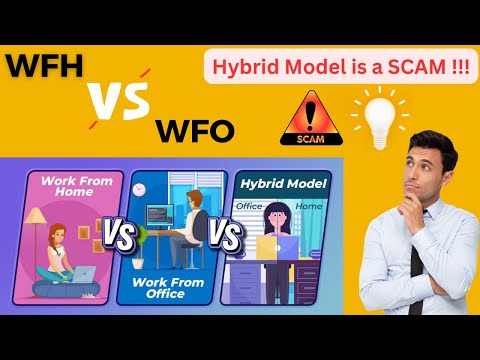 WFH vs WFO | Hybrid Model is a SCAM in IT industry | Service Based Companies