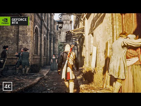 Assassin's Creed Unity - RAY TRACING GI - Ultra Realistic Maxed-Out Gameplay / i9 13900k & RTX 4090