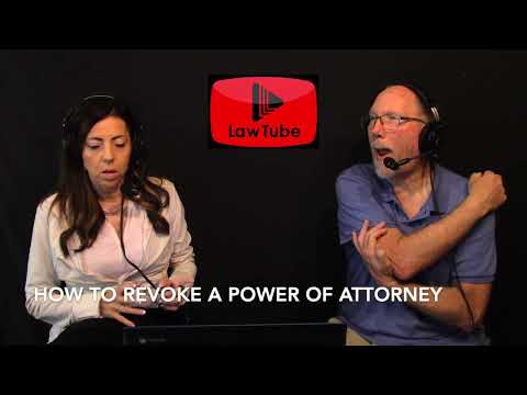 How to revoke a power of attorney